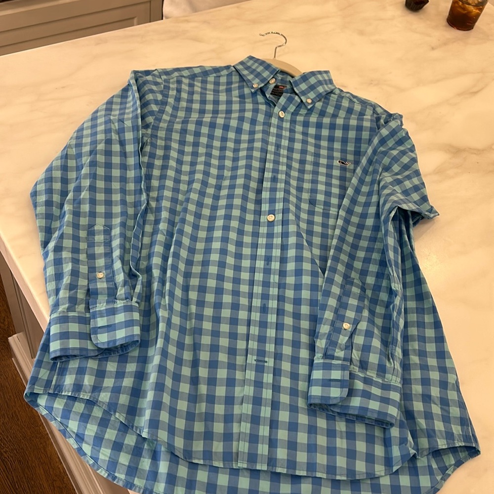 Vineyard Vines Gingham Button down